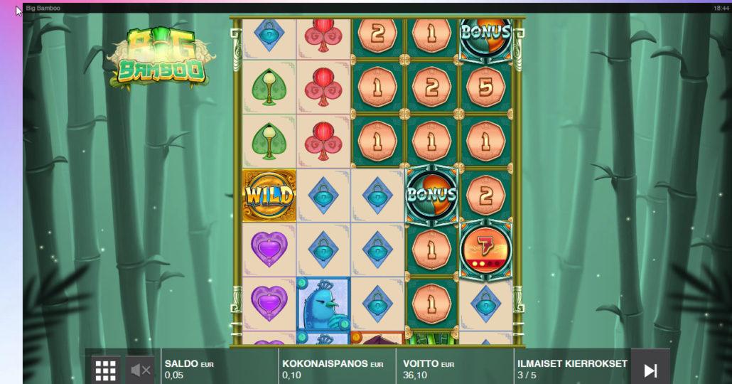 Big Bamboo slot machine online casino gambling big win