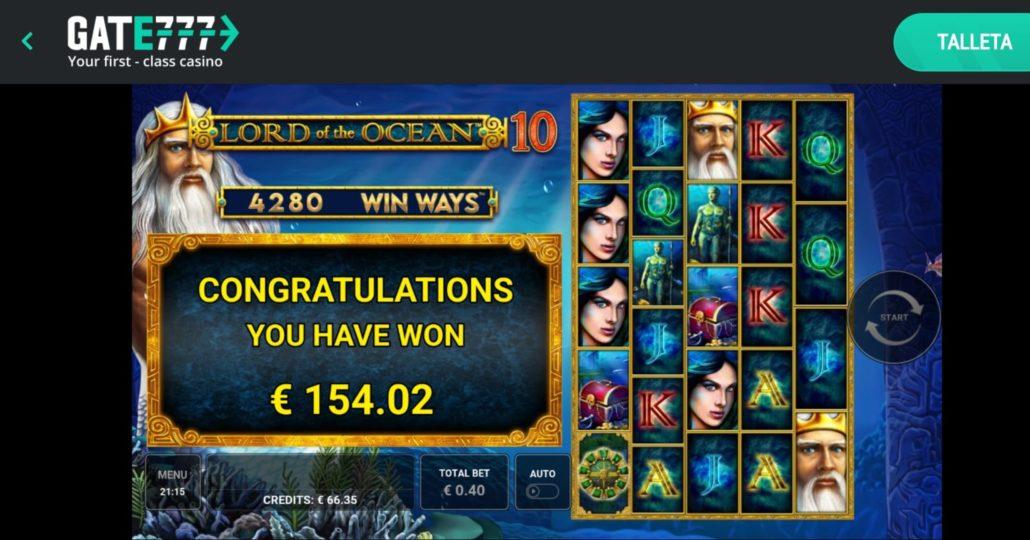 Lord Of The Ocean 10 slot machine online casino gambling big win