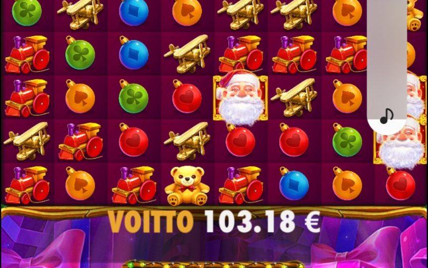 Santa's Wonderland slot machine online casino gambling big win