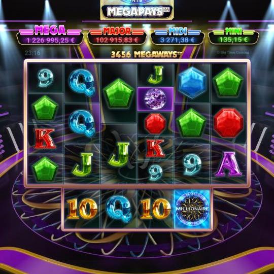 Who want be a Millionaire megapays – Unibet (772.52 eur / 0.40 bet) | Kapteni85