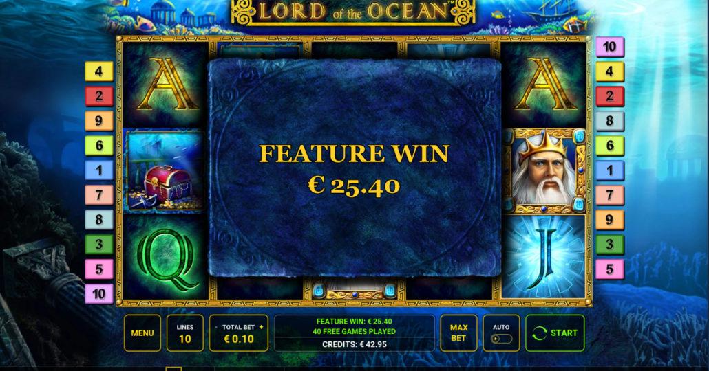 Lord Of The Ocean slot machine online casino gambling big win