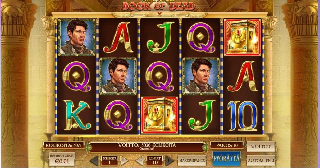Book Of Dead slot machine online casino gambling big win