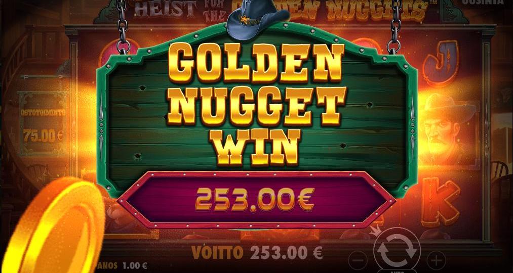 Heist for the Golden Nuggets – Wildz (253 eur / 1 bet) | Annero