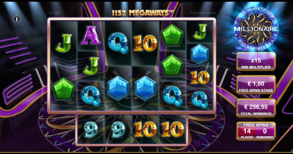 Who Want To Be A Millionare slot machine online casino gambling big win