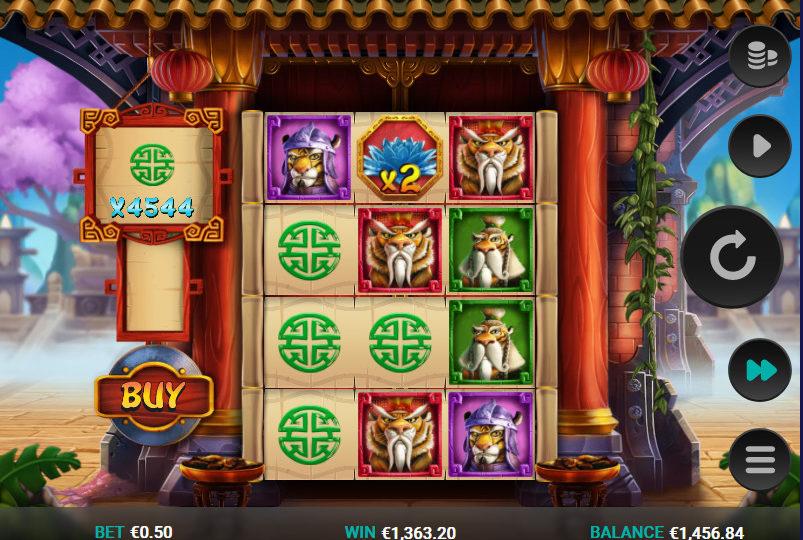 Tiger Kingdom Infinity Reels slot machine online casino gambling big win