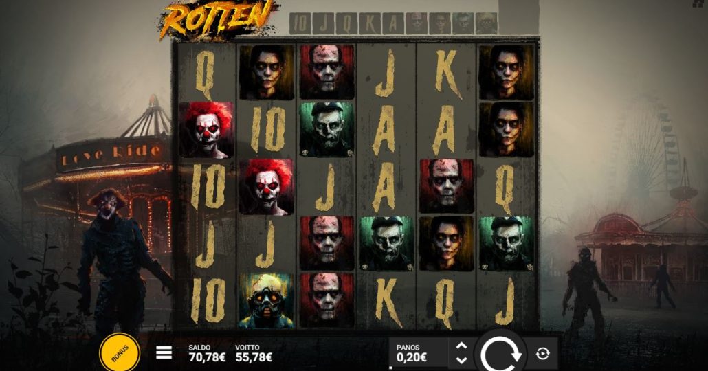 Rotten slot machine online casino gambling big win