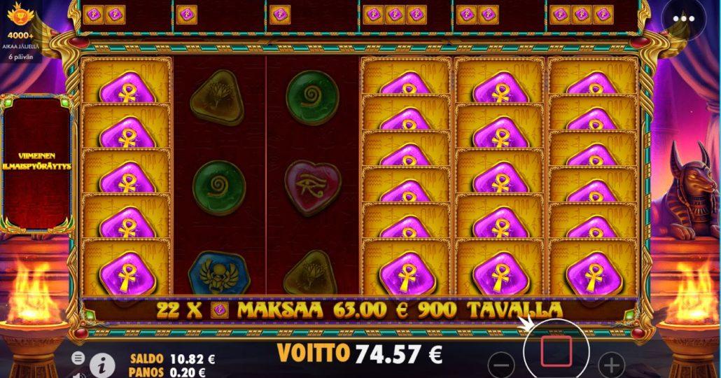Book Of Golden Sands slot machine online casino gambling big win