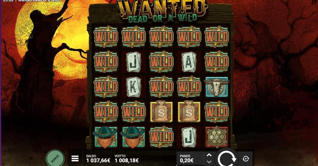 Wanted Dead or a Wild – Wheelz (1008.18 eur / 0.2 bet) | Kapteni85