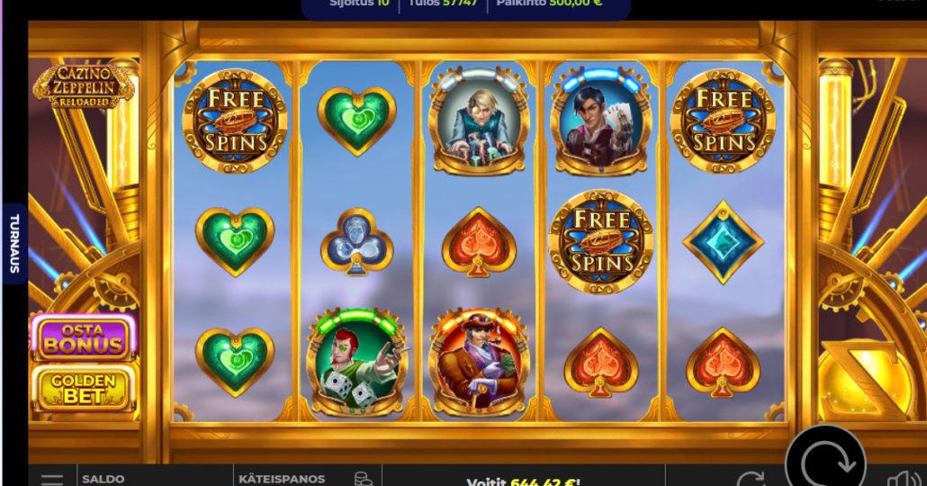 Cazino Zeppelin Reloaded slot machine online casino gambling big win